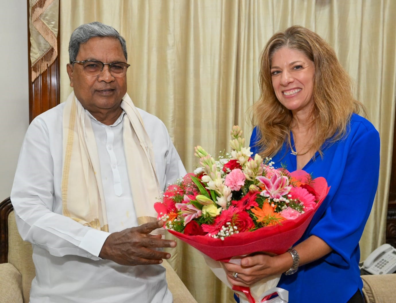 Meeting with the Hon. Chief Minister of Karnataka